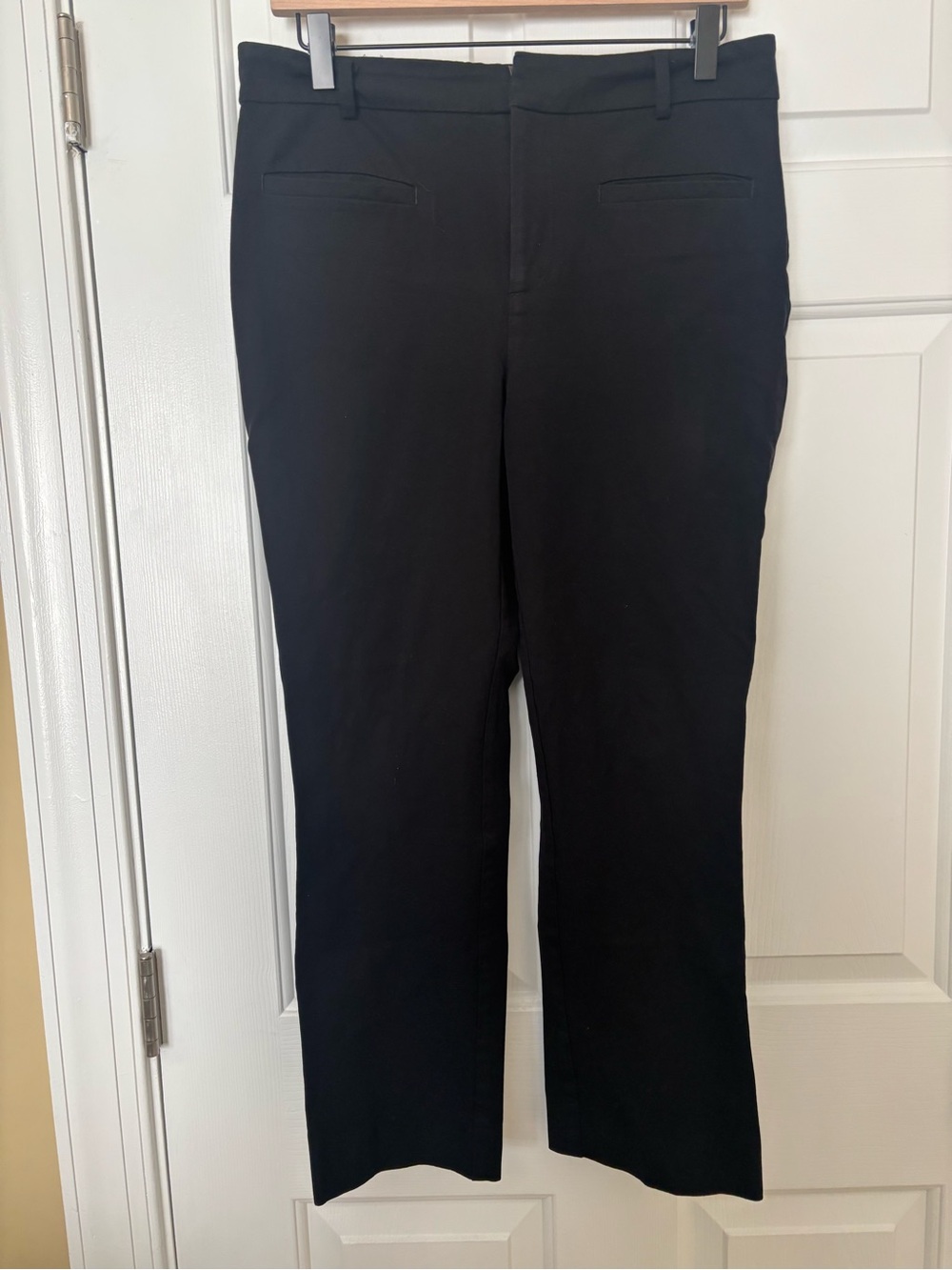 Maeve Black Pants with Yellow Contrast Stitching Size 8